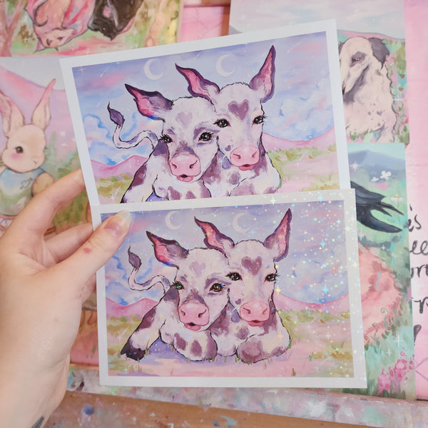 Two Headed Calf Prints!