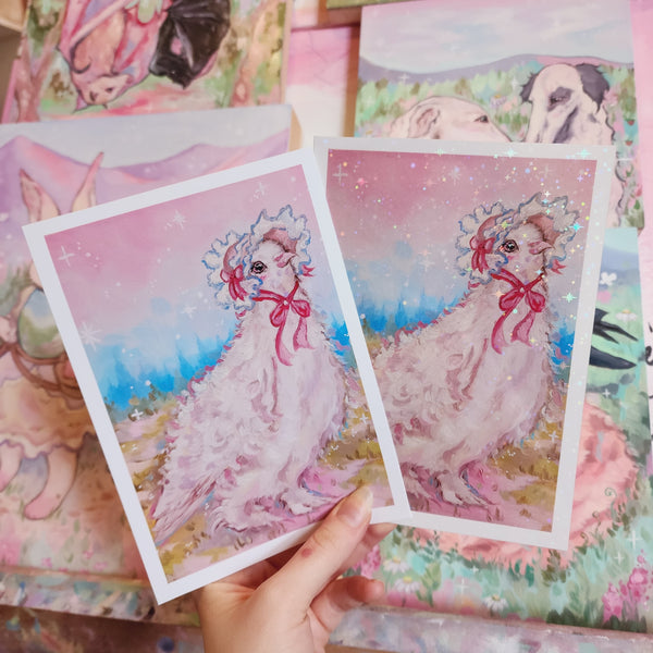 Frillback Pigeon Prints!