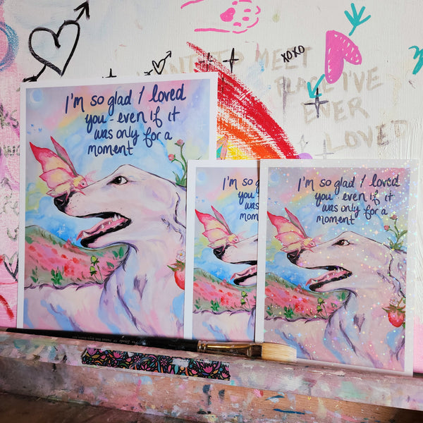 Strawberry Moth Borzoi Prints