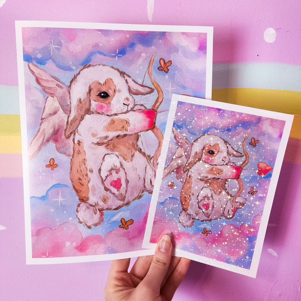 Bunny Cherub Prints!