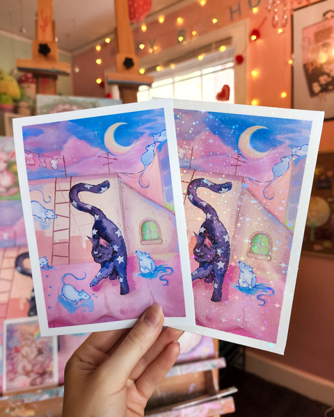 Star Kitty and the Ghosts Prints!