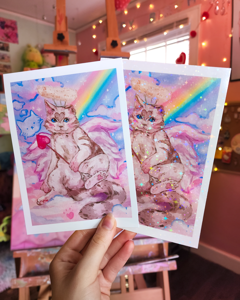 Cupid Cat Prints!