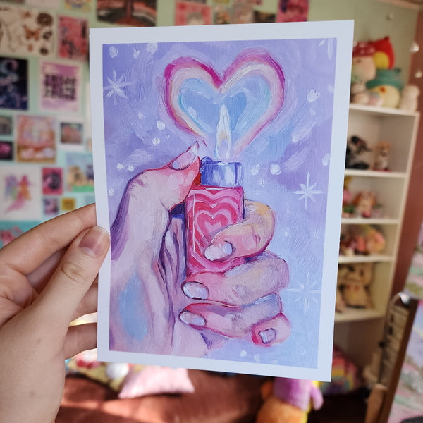 Heart Lighter Prints