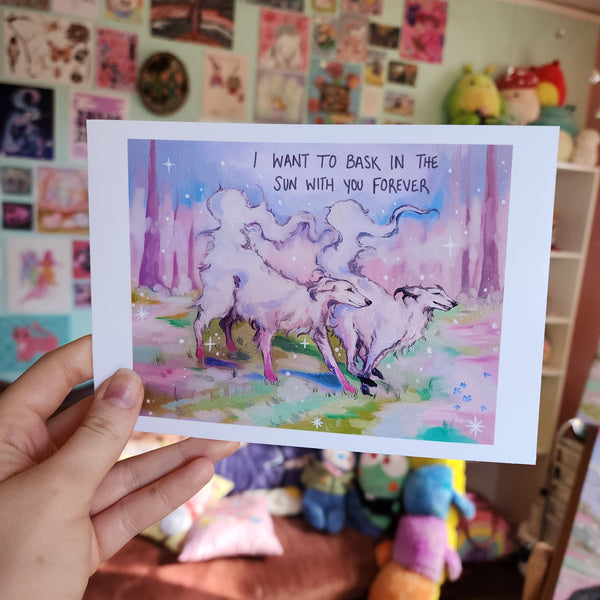 Sun Basking Borzoi Prints!