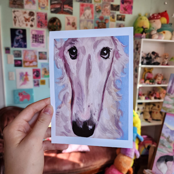 Kermie Borzoi Prints