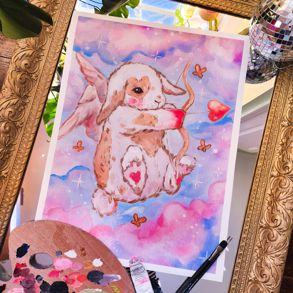 Bunny Cherub Prints!