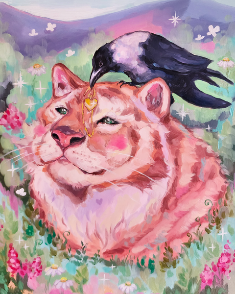 Gentle Friendship Prints! (Tiger and Crow)