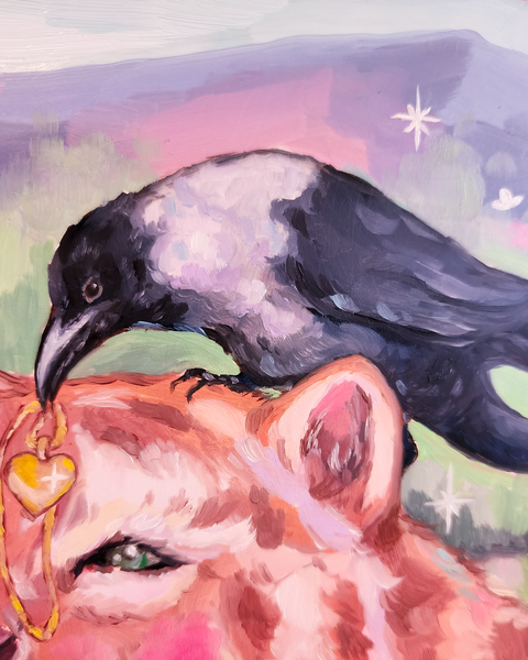 Gentle Friendship Prints! (Tiger and Crow)
