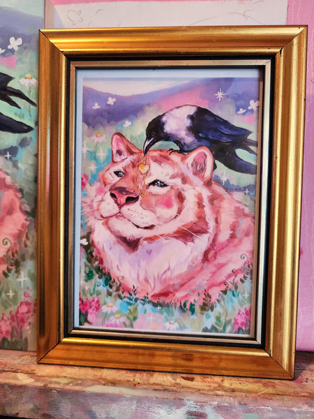 Gentle Friendship Prints! (Tiger and Crow)