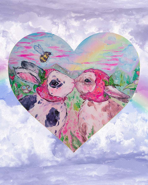 Strawberry Bunnies Prints!