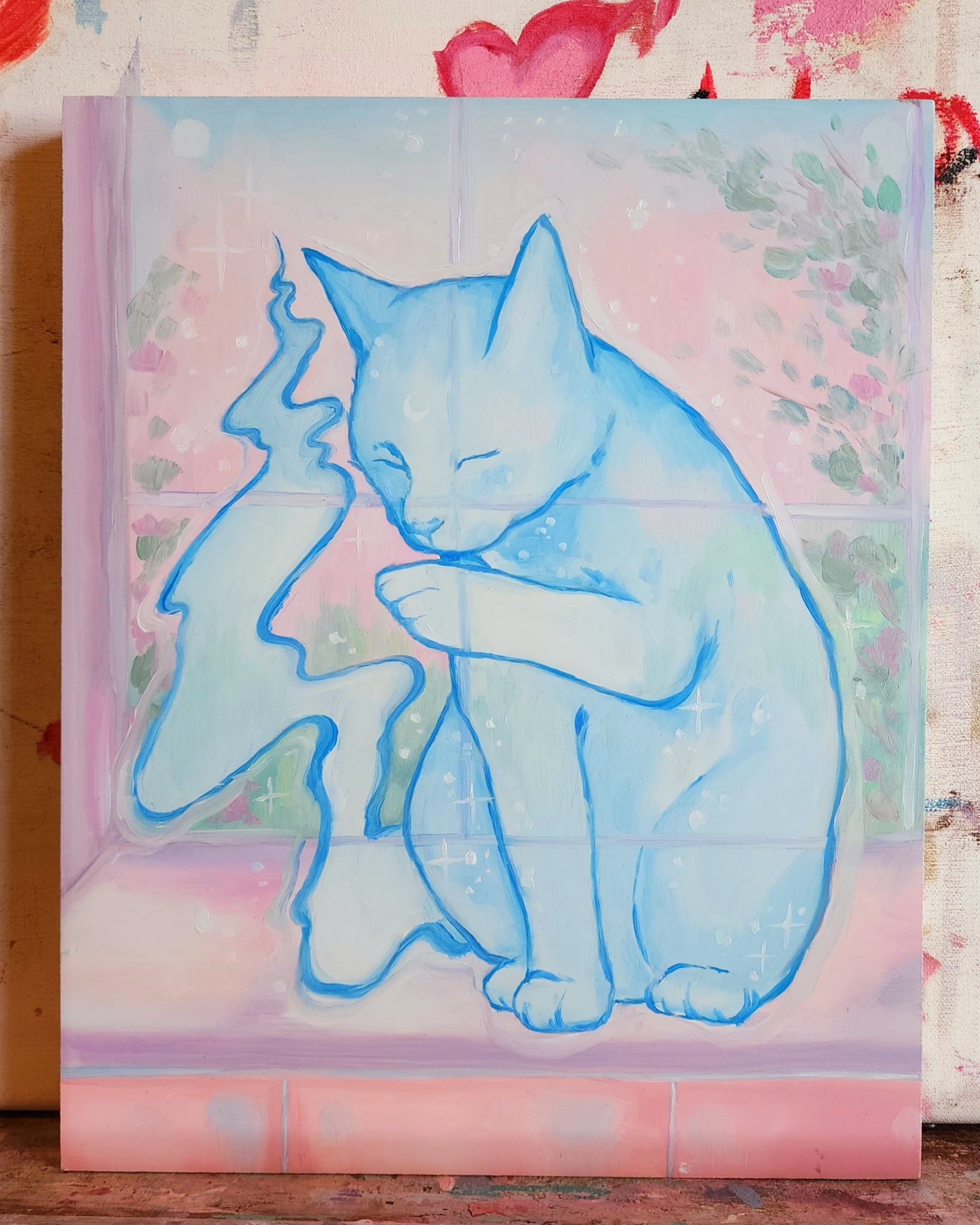 Afternoon Ghost Kitty Original