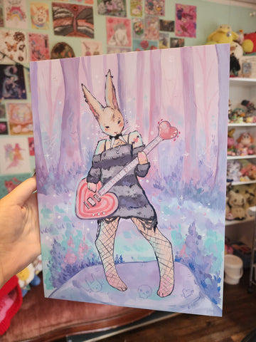 Heartbreaker Bunny Original Painting
