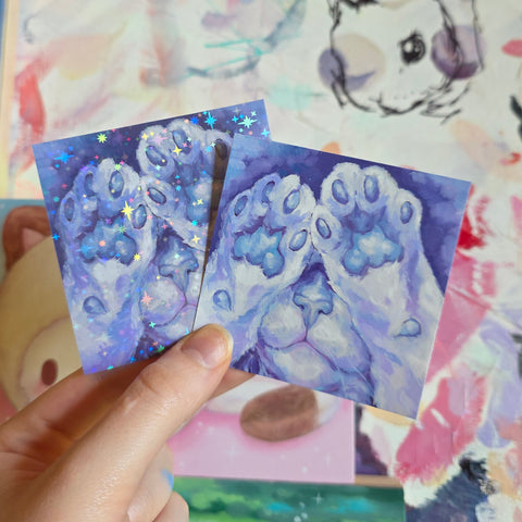 Blue Paws Stickers!
