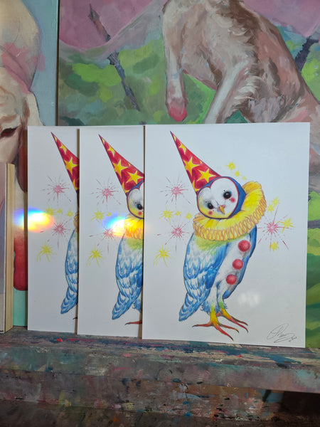 Clown Owl Prints!