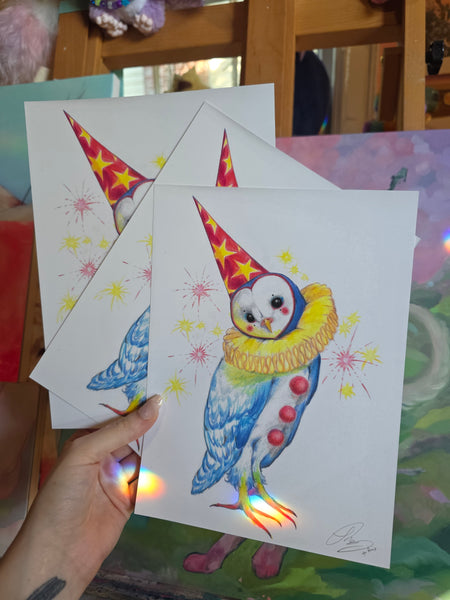 Clown Owl Prints!