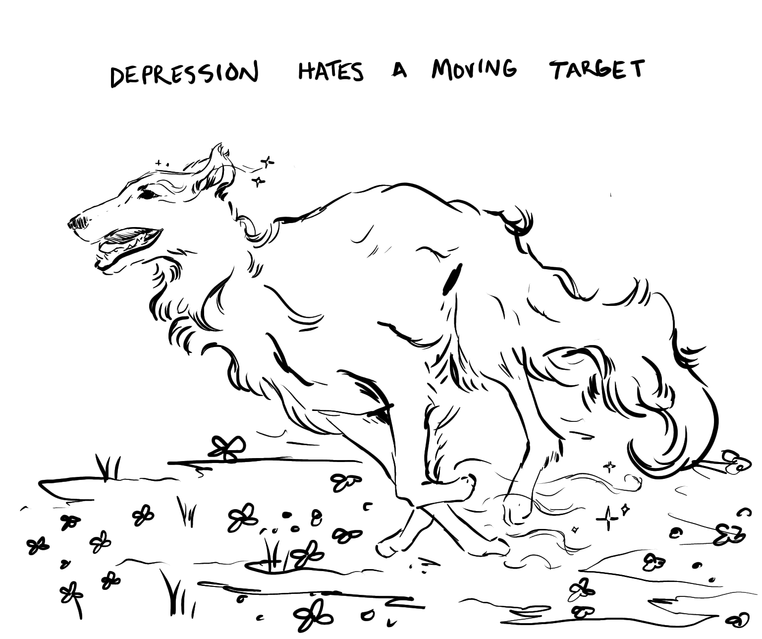 Borzoi Affirmation Digital <3