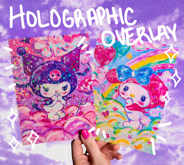 Holographic Sketch Stickers!