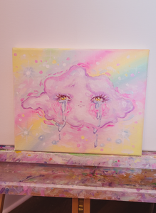 Original Weepy Cloud Painting