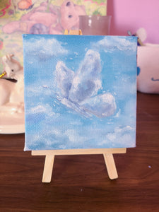 Mini Butterfly Cloud Original Canvas