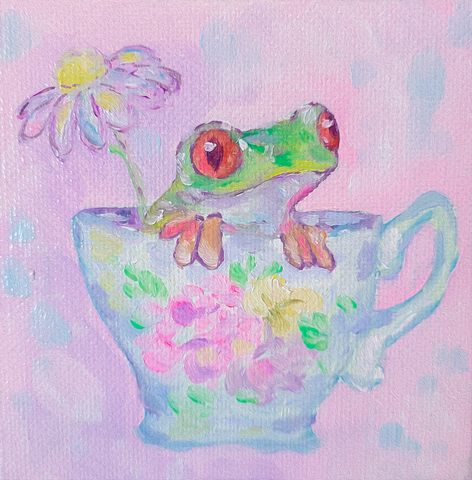 Teacup Frog Prints