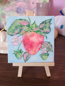 Little Strawberry Mini Canvas