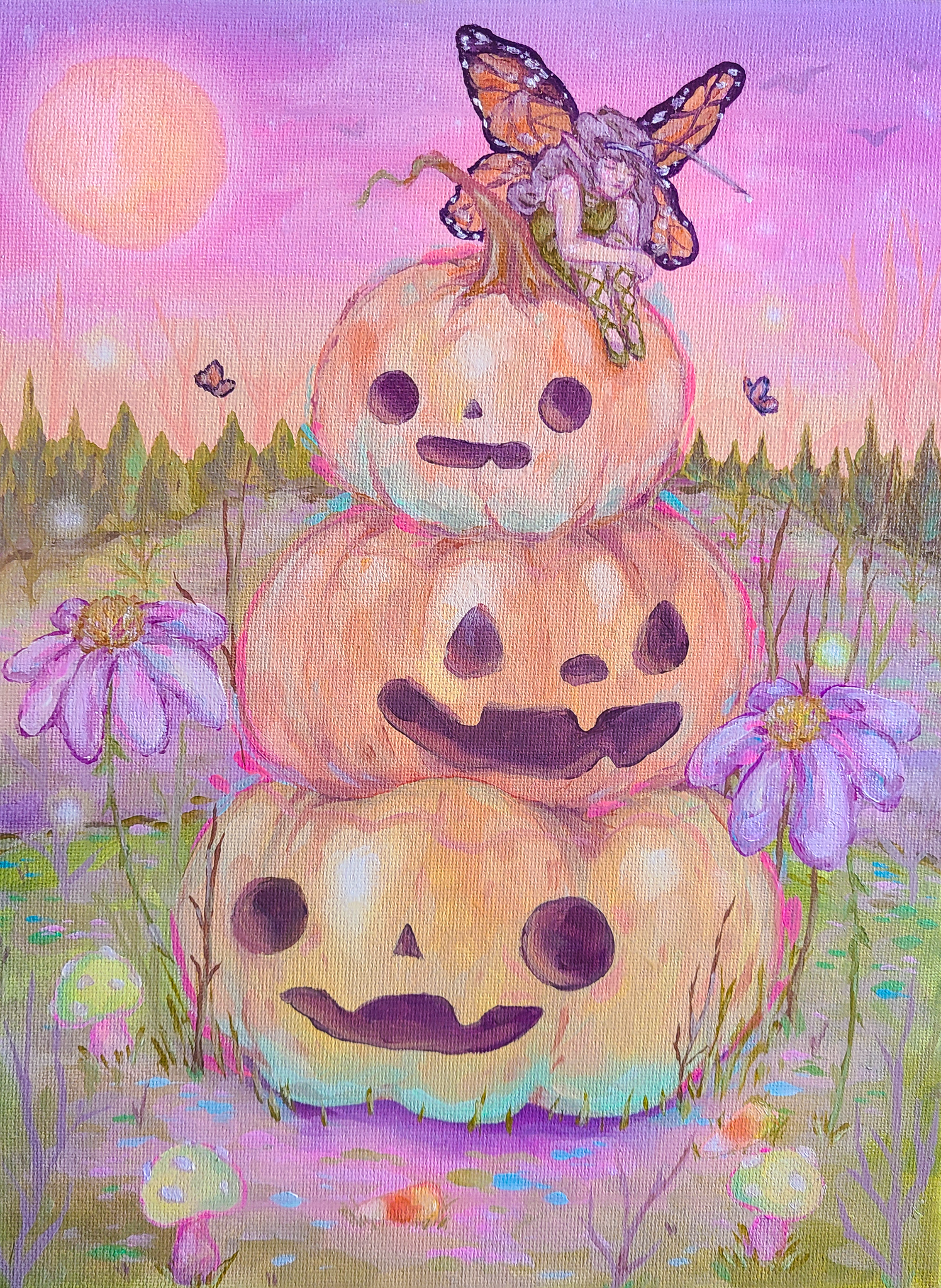 Monarch Fairy Prints (Pumpkin Stack)