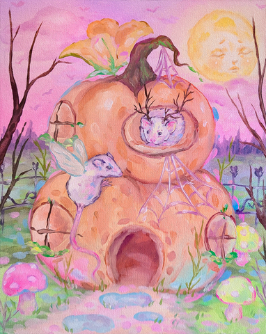 Pumpkin Mice Prints