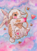 Bunny Cherub Prints!