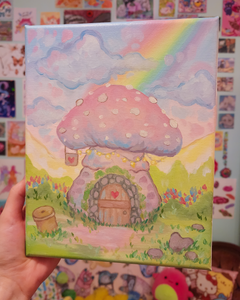 Fairy Cottage Original Painting