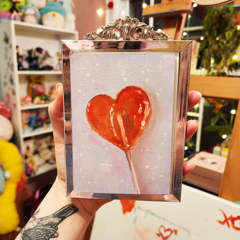 Heart Pop Original Painting!