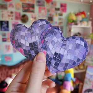 Disco Heart Stickers