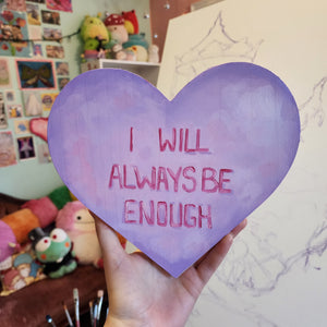 "Affirming" Candy Heart Original