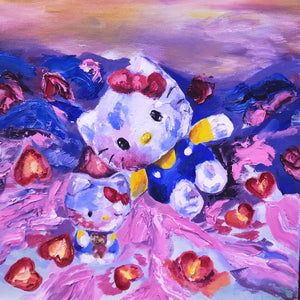 Strawberry Fields Hello Kitty Original Art