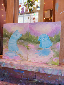 Finn and Jake Original Paintings!