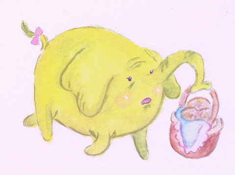 Tree Trunks Original Illustration