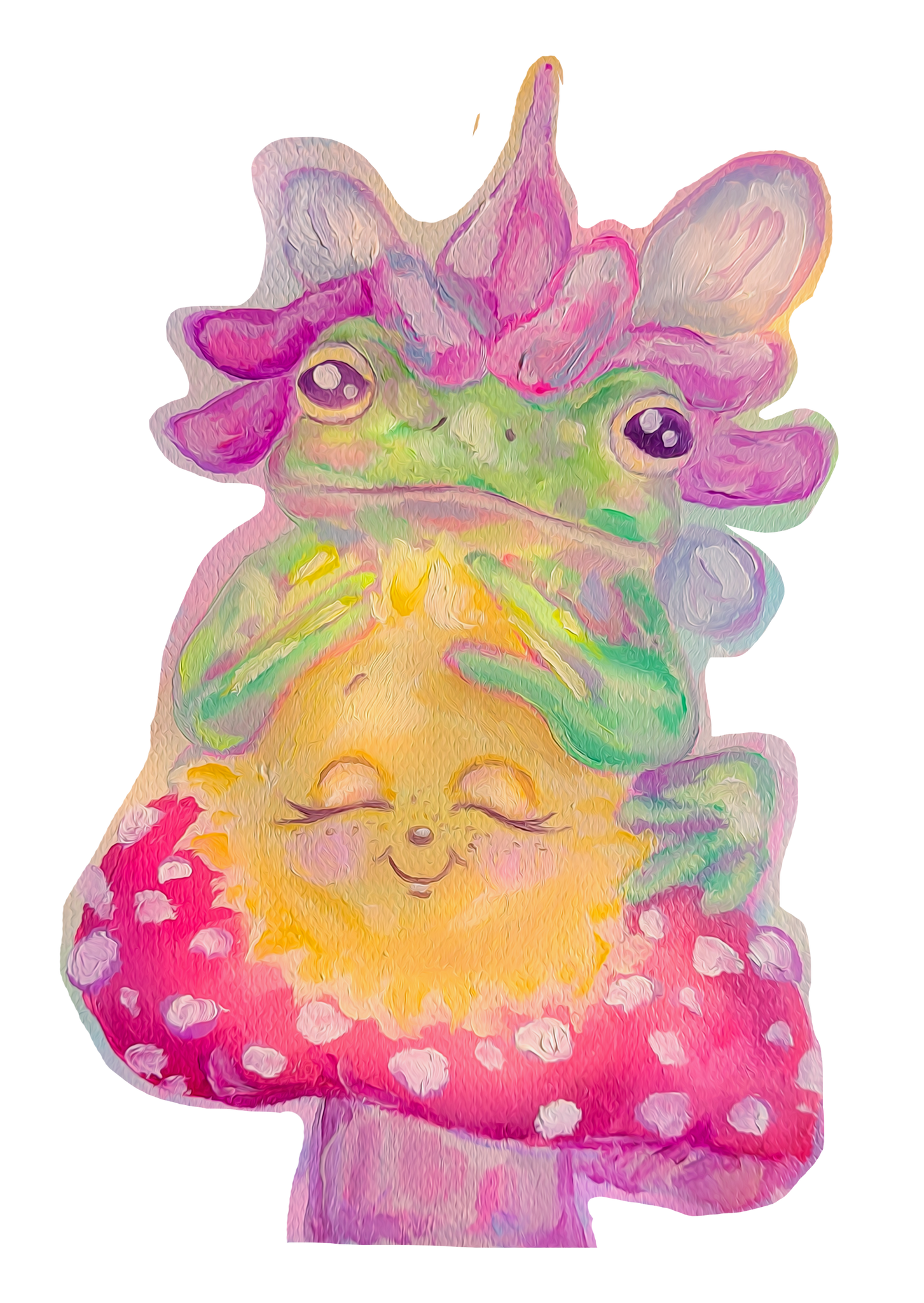 Froggie Sun Sticker