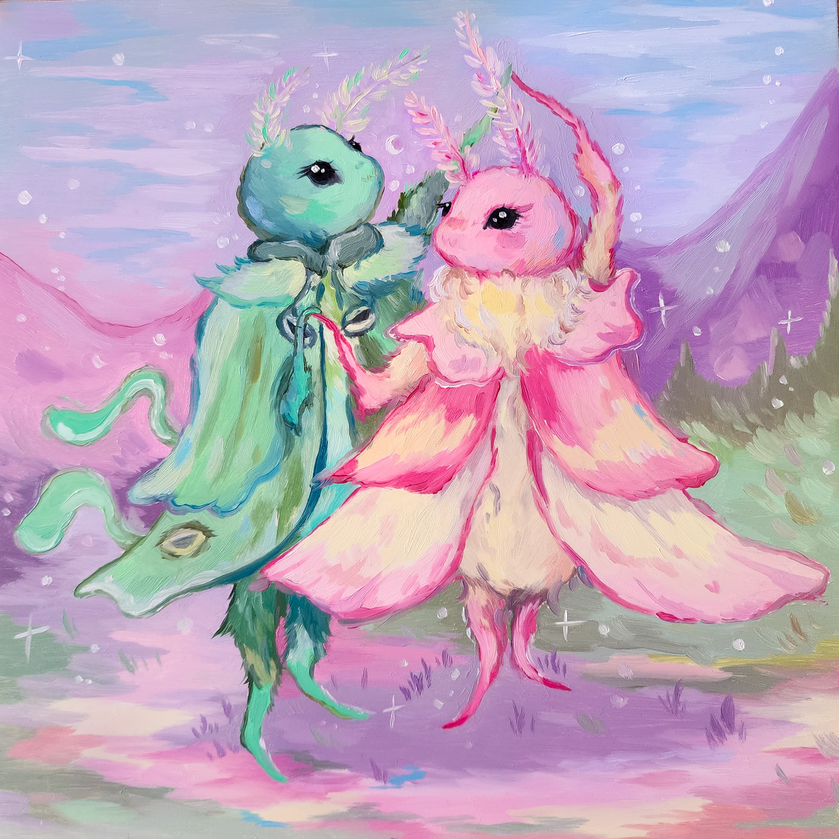 Dancing Moths Prints! – Shelby DeGarmo Art