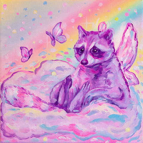 Raccoon Fairy Prints