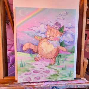 Mountain Cat Original Painting