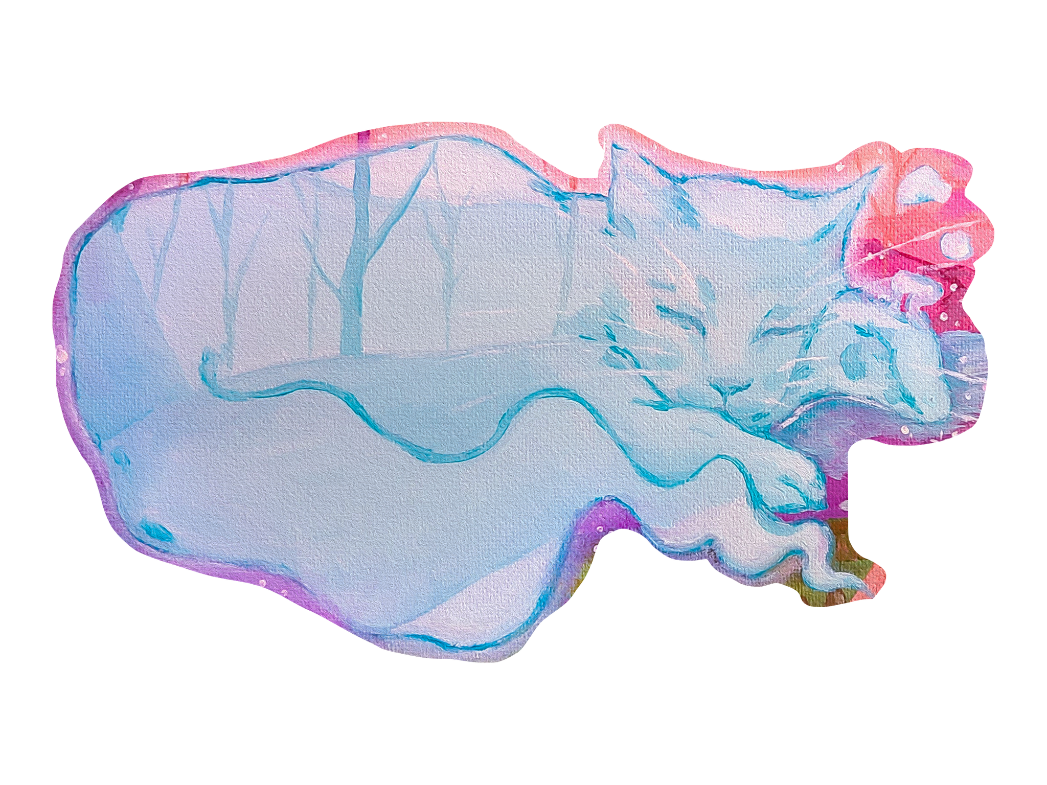 Ghost Kitty Stickers!